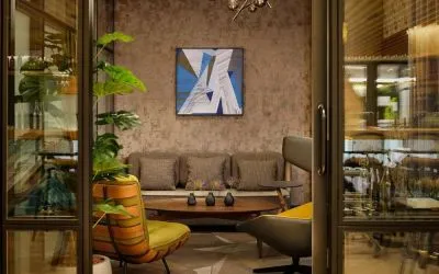 Meeting and coworking space at Sheraton Amsterdam Airport Hotel And Conference Center.