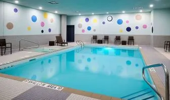 Indoor pool at Novotel Toronto Vaughan Centre.