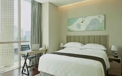 Day use room with work desk at Fraser Residence Menteng Jakarta.