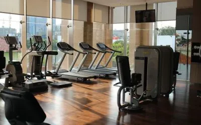 Fitness center at Fraser Residence Menteng Jakarta.