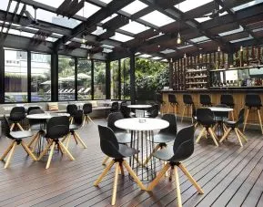 Coworking space at Fraser Residence Menteng Jakarta.