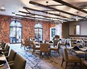 Dining hall at Hotel Dena, Pasadena Los Angeles.