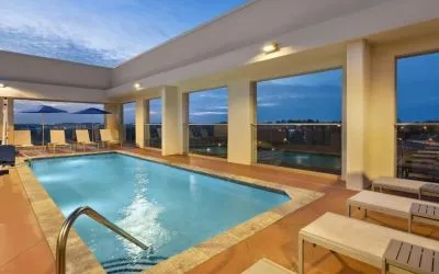 Outdoor pool at Hilton Garden Inn Nashville West End Avenue.