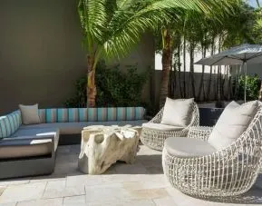Outdoor chill out area at Sonesta Fort Lauderdale Beach.