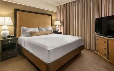 Day use room with TV at Sonesta Suites Scottsdale Gainey Ranch.