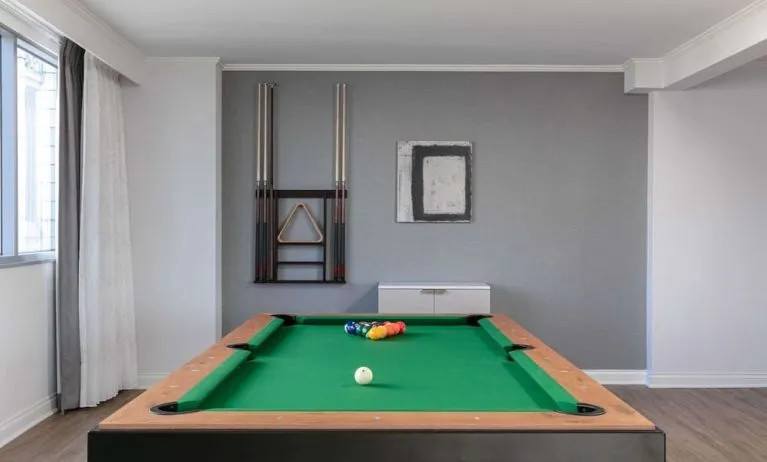 Game room at Royal Sonesta Chicago Downtown. 