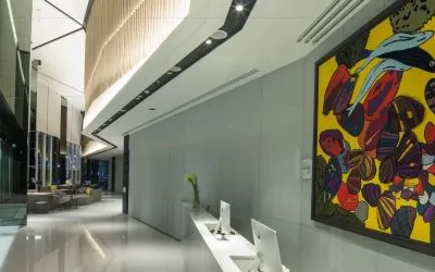 Lobby and lounge at Modena By Fraser Bangkok.