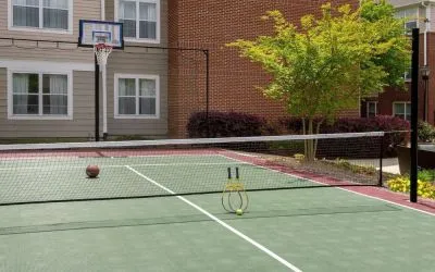Tennis court at Sonesta ES Suites Raleigh Durham Airport Morrisville.