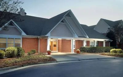 Hotel exterior at Sonesta ES Suites Raleigh Durham Airport Morrisville.