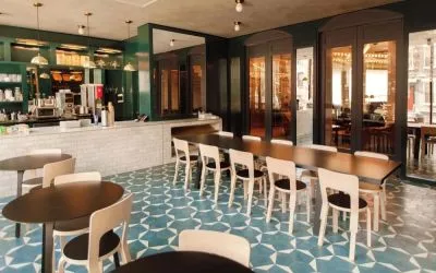 Cafe and restaurant at The Tillary Hotel.