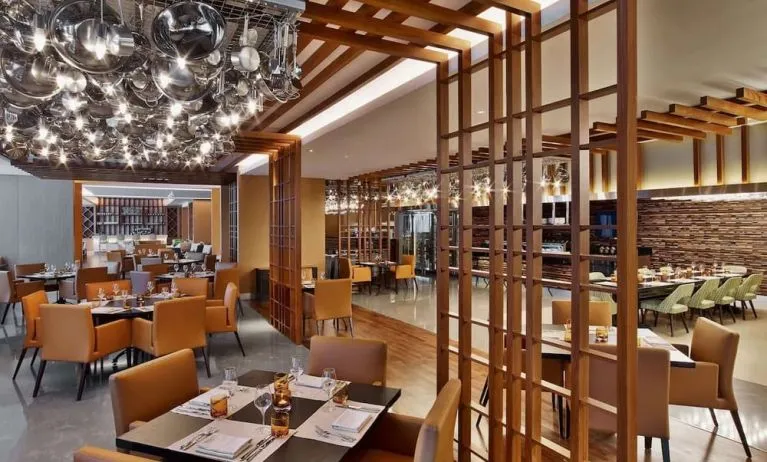 Lounge area at V Hotel Dubai.