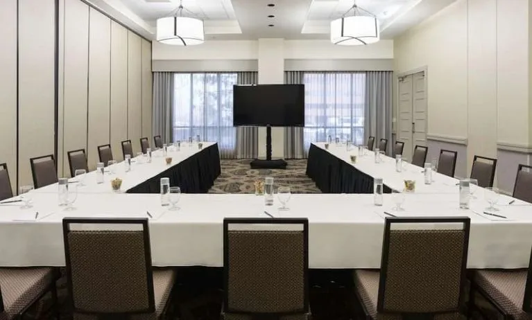 Meeting room at Embassy Suites By Hilton Denver Tech Center.