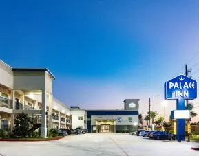Parking available at Palace Inn Blue IAH East.