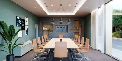 Conference room at Holiday Inn Manchester Airport. 