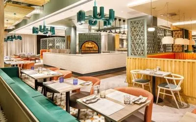 Restaurants at Holiday Inn Manchester Airport. 