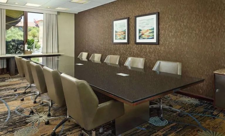 Meeting room at DoubleTree By Hilton Ontario Airport.