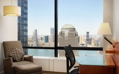 Day room equipped with business desk at Millennium Downtown New York.
