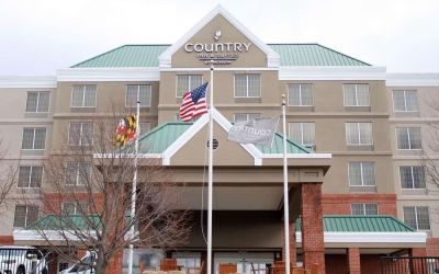 Hotel exterior at Country Inn & Suites By Radisson, BWI Airport.