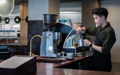 Coffee bar at Rydges Sydney Airport Hotel.