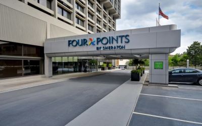 Hotel exterior at Four Points By Sheraton Boston-Newton.