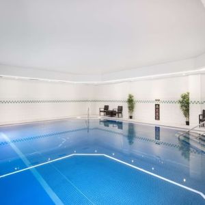 Relaxing interior pool at DoubleTree By Hilton Brighton Metropole.
