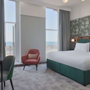 King room with balcony at DoubleTree By Hilton Brighton Metropole.