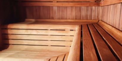Sauna at DoubleTree By Hilton Brighton Metropole.