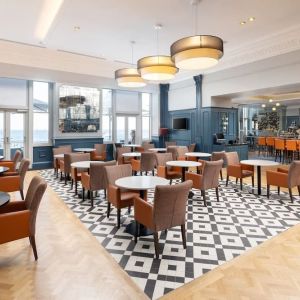 Hotel restaurant at DoubleTree By Hilton Brighton Metropole.