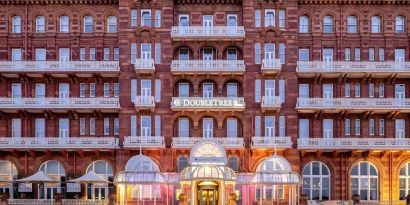 Exterior of DoubleTree By Hilton Brighton Metropole.