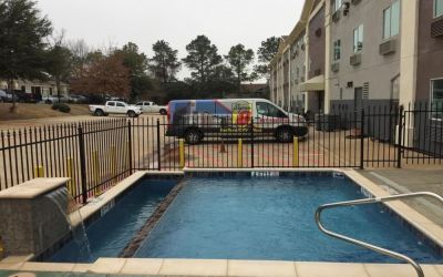 Outdoor pool available at Super 8 Bedford DFW Airport West.  