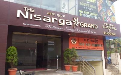 Hotel exterior at The Nisarga Grand.