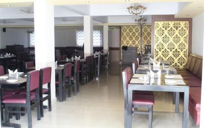 Dining room at The Nisarga Grand.