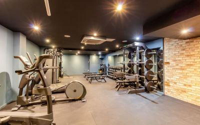 Fitness center available at The Wesley Euston Hotel.