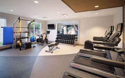 Fitness center available at Hilton Garden Inn IAH Houston.