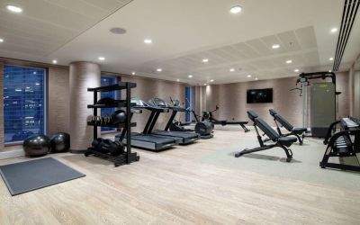 Fitness center available at Hilton Garden Inn London Heathrow Terminals 2 And 3.  