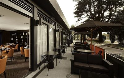 Breezy patio at DoubleTree By Hilton London - Ealing.