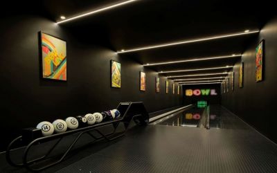 Bowling alley at The Westminster London, Curio Collection By Hilton.