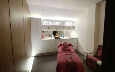 Facial and nail care treatments available at Hilton London Heathrow Airport Terminal 5.
