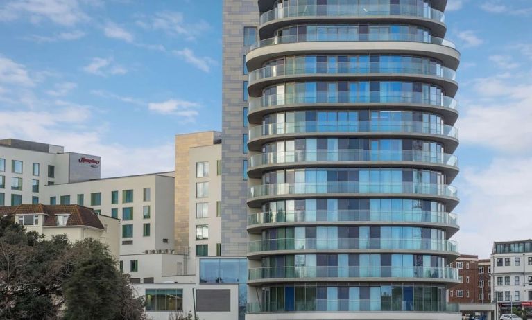 Hotel exterior at Hilton Bournemouth.  