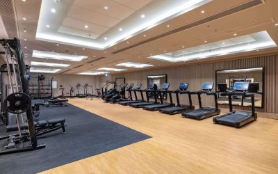 Fitness center available at Hilton London Metropole. 