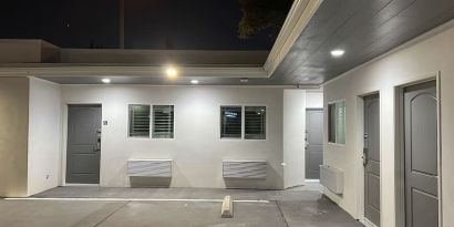 Motel exterior at ERTH INN By AGA Bell Gardens.