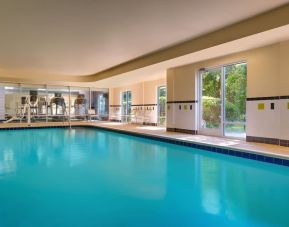 Refreshing indoor pool at Fairfield Inn & Suites By Marriott Tallahassee Central.