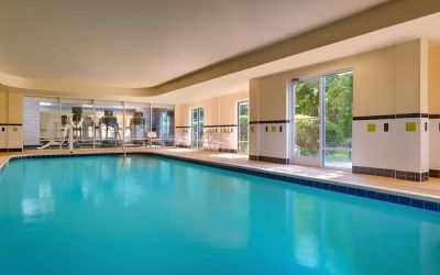 Refreshing indoor pool at Fairfield Inn & Suites By Marriott Tallahassee Central.