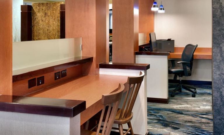 Business center available at Fairfield Inn & Suites By Marriott Tallahassee Central. 