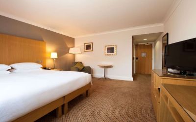 Day use room with natural light at Doubletree by Hilton Glasgow Strathclyde.