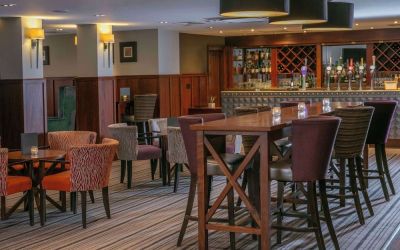 Hotel bar at DoubleTree By Hilton Stratford-upon-Avon.