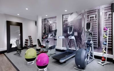 Fitness center available at DoubleTree By Hilton Nottingham - Gateway. 
