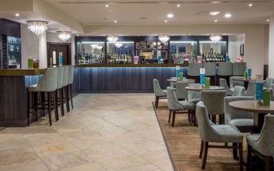 Hotel bar at DoubleTree By Hilton Nottingham - Gateway. 