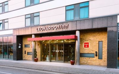 Hotel exterior at Leonardo Hotel Brighton.