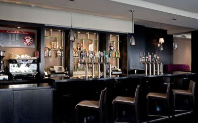 Hotel bar at Leonardo Hotel Dublin Christchurch.